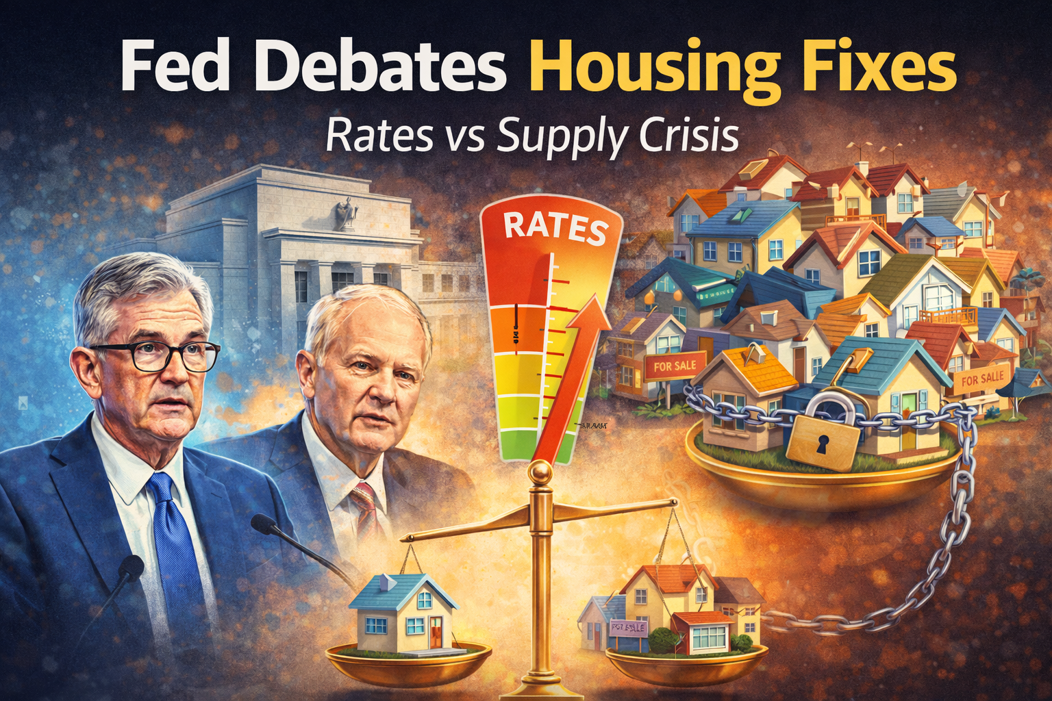 Fed Officials Debate Housing Fixes: Why Supply Issues Are Harder Than Rate Cuts