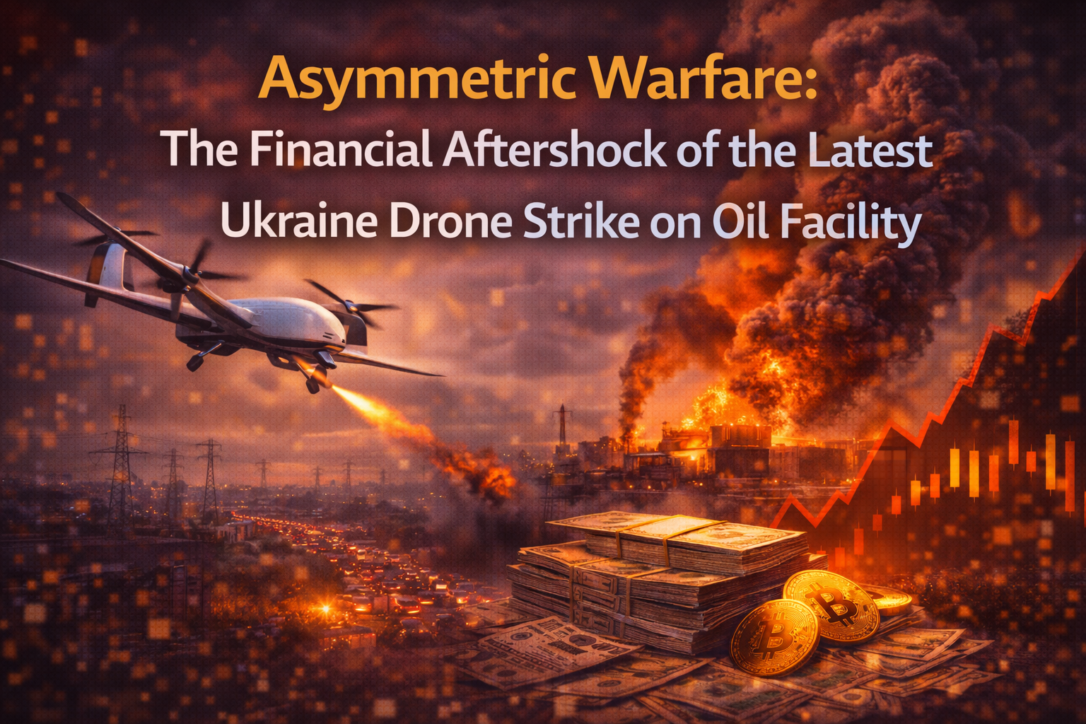 Asymmetric Warfare: The Financial Aftershock of the Latest Ukraine Drone Strike on Oil Facility