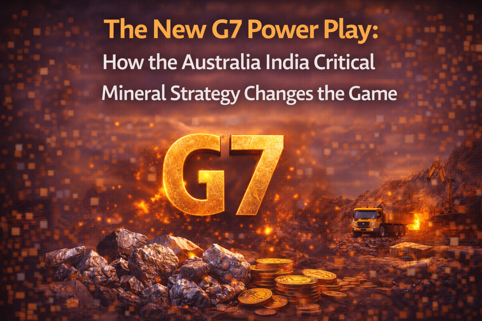 The New G7 Power Play: How the Australia India Critical Mineral Strategy Changes the Game