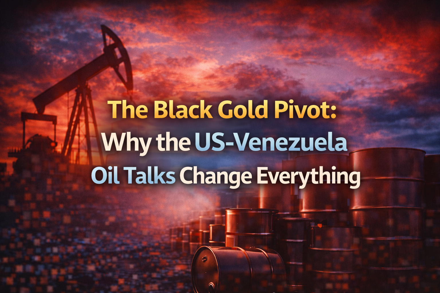 The Black Gold Pivot: Why the US Venezuela Oil Talks Change Everything