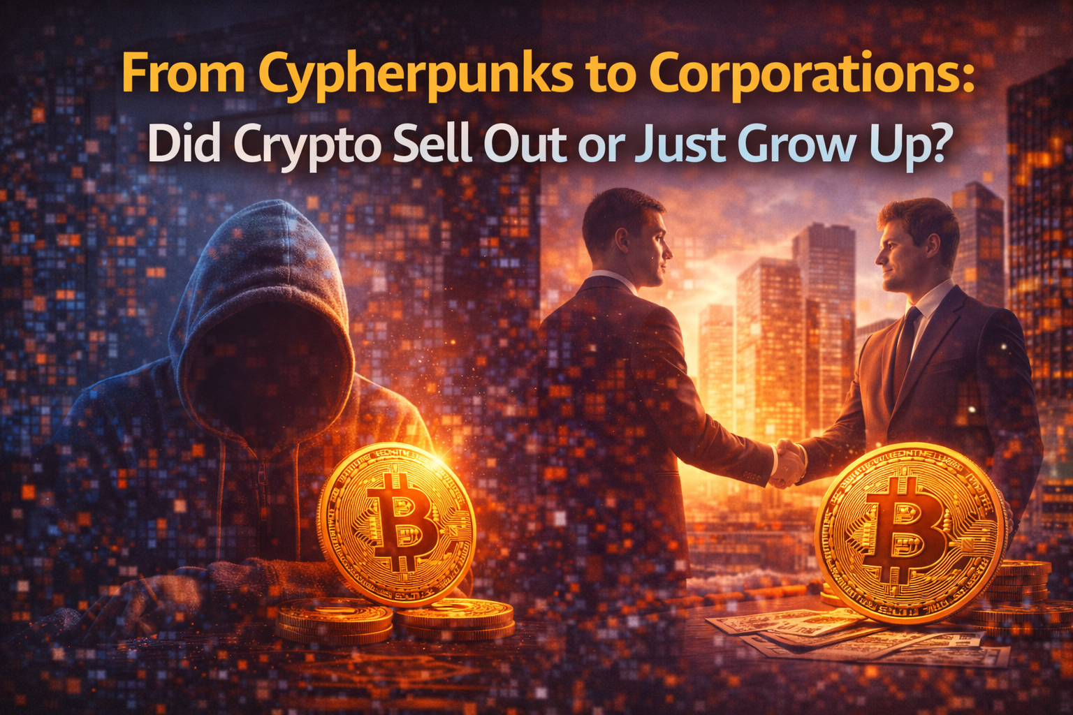 From Cypherpunks to Corporations: Did Crypto Sell Out or Just Grow Up?