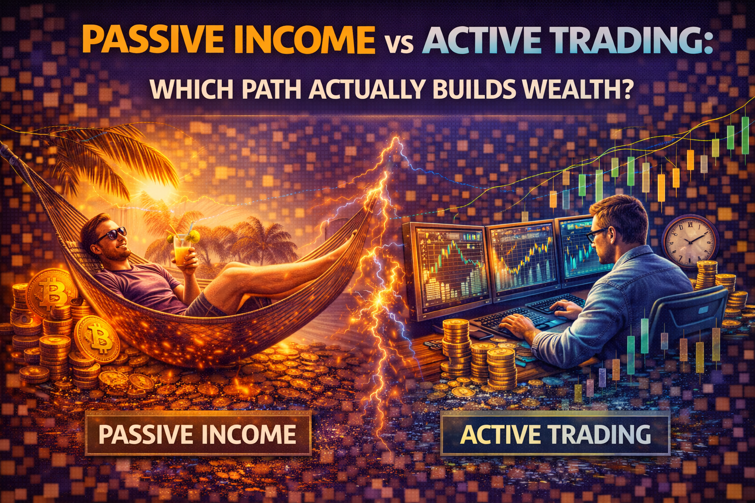 Passive Income vs Active Trading: Which Path Actually Builds Wealth?