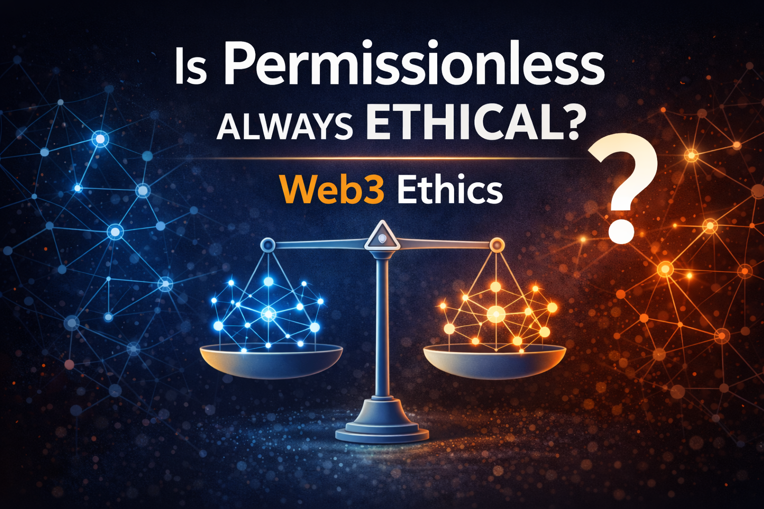 Web3 Ethics: Is “Permissionless” Always Morally Neutral?